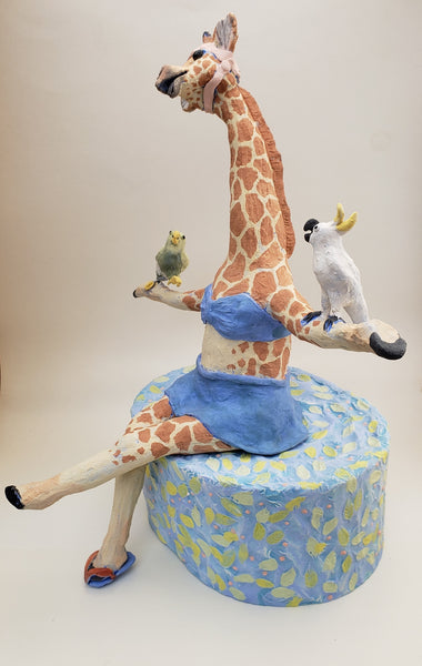 Balancing Act Vintage Swimmer - Artworks by Karen Fincannon