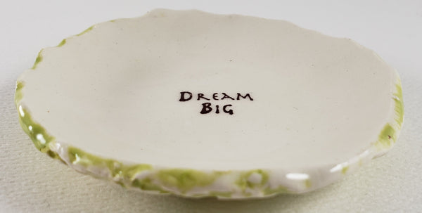 Tiny Plate with "Dream Big"