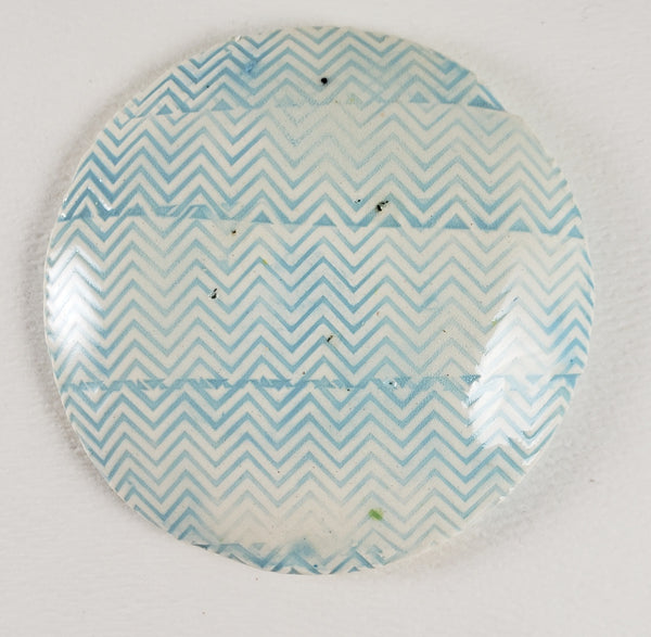 Tiny Plate with "...living on the edge..."