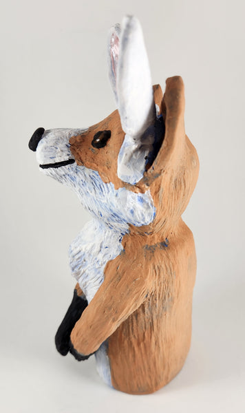 Foxy Lady with Bunny Hat - Artworks by Karen Fincannon
