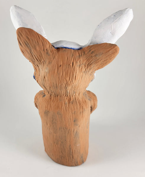 Foxy Lady with Bunny Hat - Artworks by Karen Fincannon