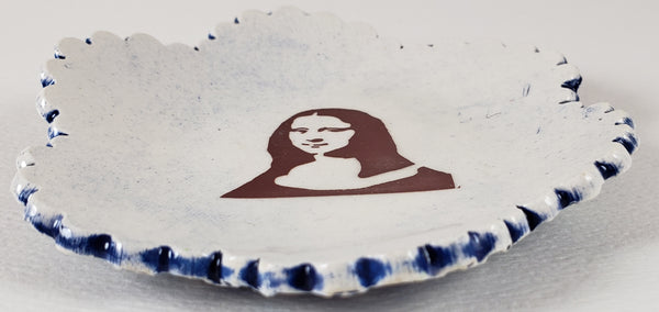 Tiny Plate with Mona Lisa