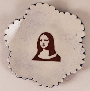 Tiny Plate with Mona Lisa