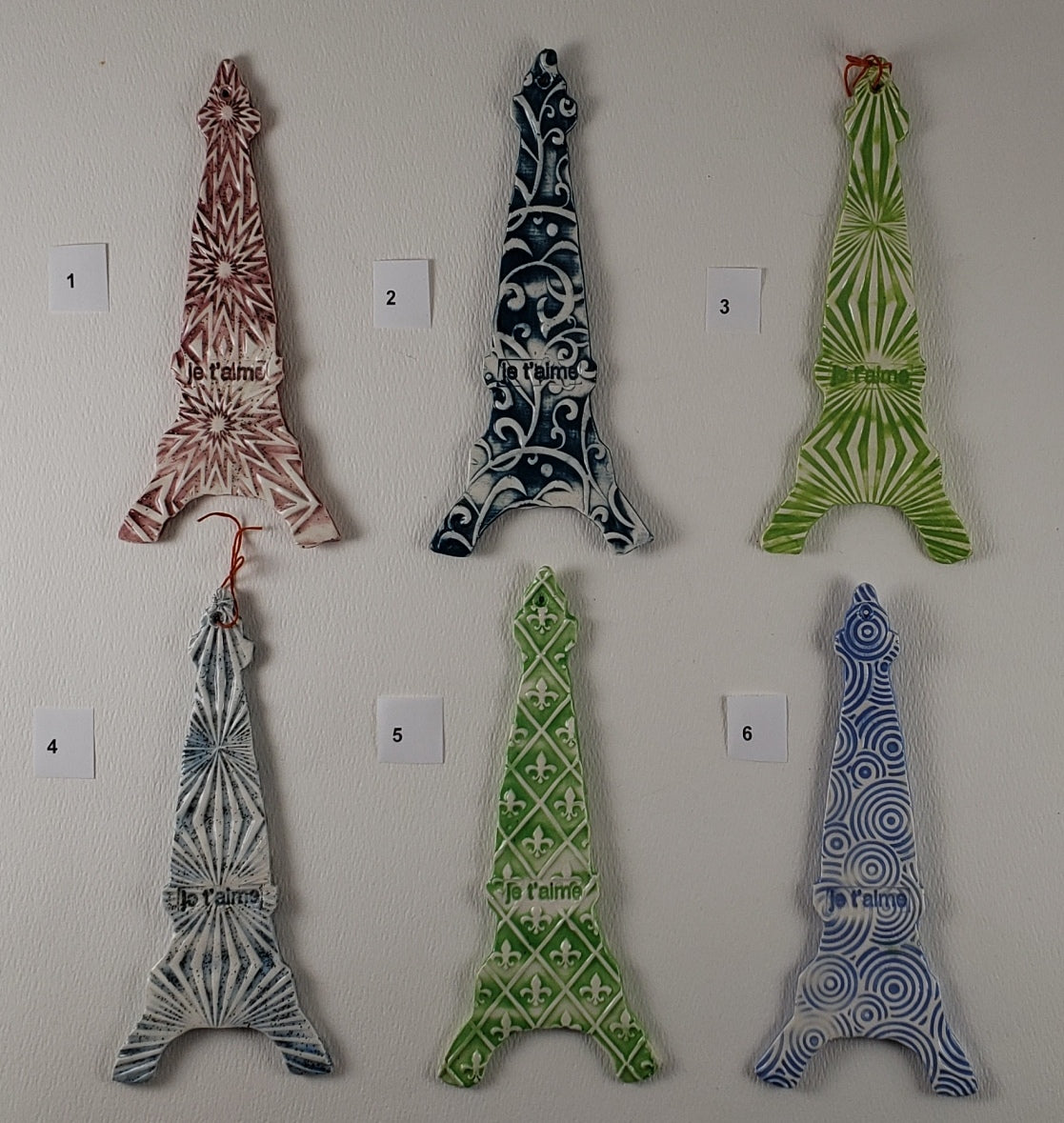 Eiffel Tower Ornaments