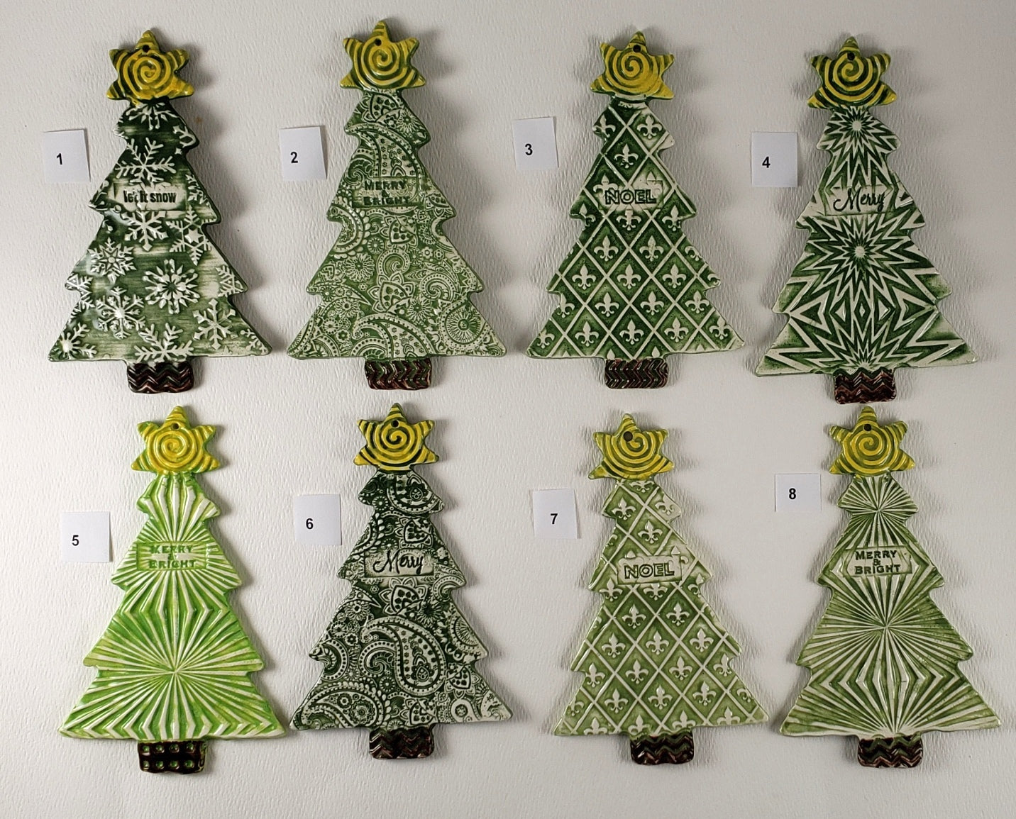 Large Tree Ornaments - Artworks by Karen Fincannon