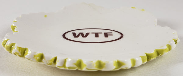 Tiny Plate with "WTF"
